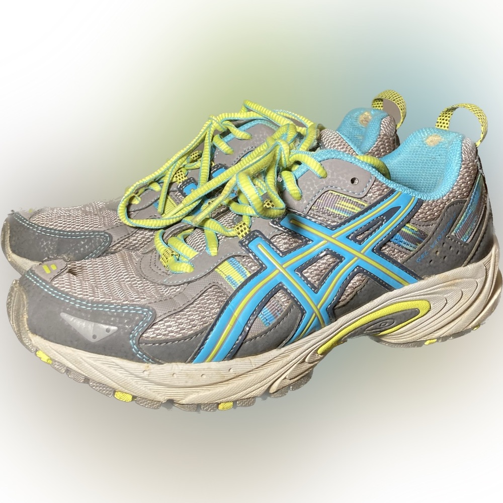 ASICS Women’s Running Shoes Sneakers size 7.5 Blue Gray